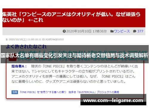 国家队大名单有哪些变化引发关注与期待新老交替格局与战术调整解析